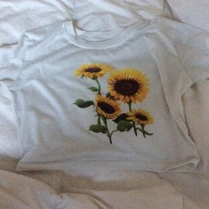 sunflower crop top